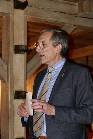 Landesvorsitzender Stabsfeldwebel a.D. Gerhard Stärk nimmt Stellung zu aktuellen Themen der Verbandsarbeit. Foto: Oliver Hartmann