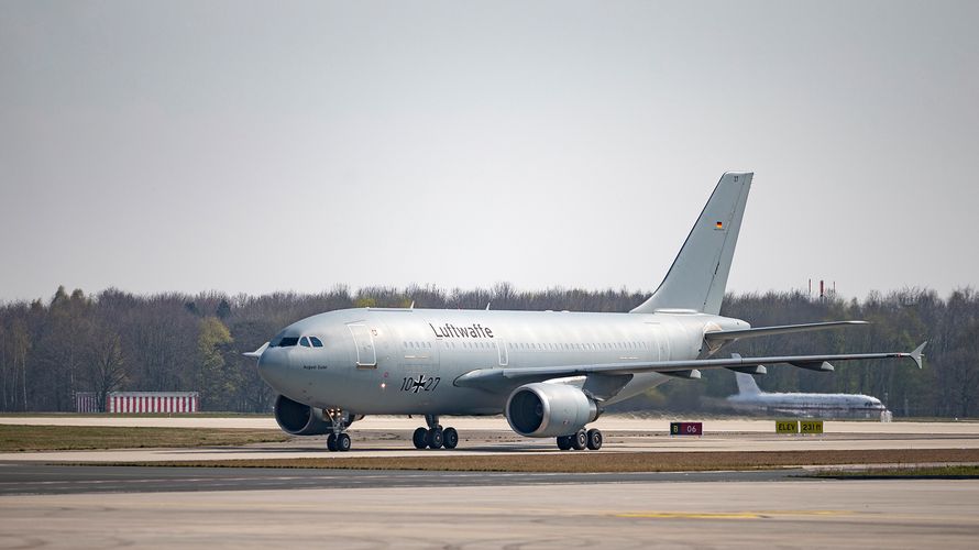 Ein Airbus A310 MedEvac soll im bayerischen Memmingen landen und schwerkranke Corona-Patienten nach Münster-Osnabrück fliegen. Archivfoto: Bundeswehr/Kevin Schrief