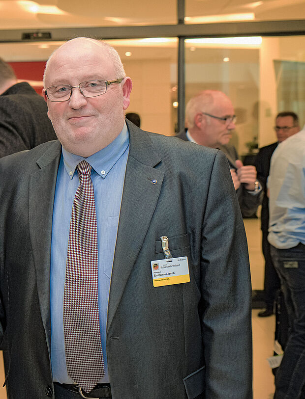 Emmanuel Jakob, Präsident EUROMIL. Foto: DBwV/Yann Bombeke