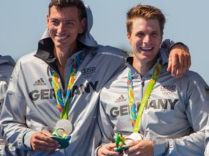 Gold war angepeilt, Silber wurde es: Nur verhaltene Freude bei Drahotta und Schmidt (Quelle: Bundeswehr/Schmidt)