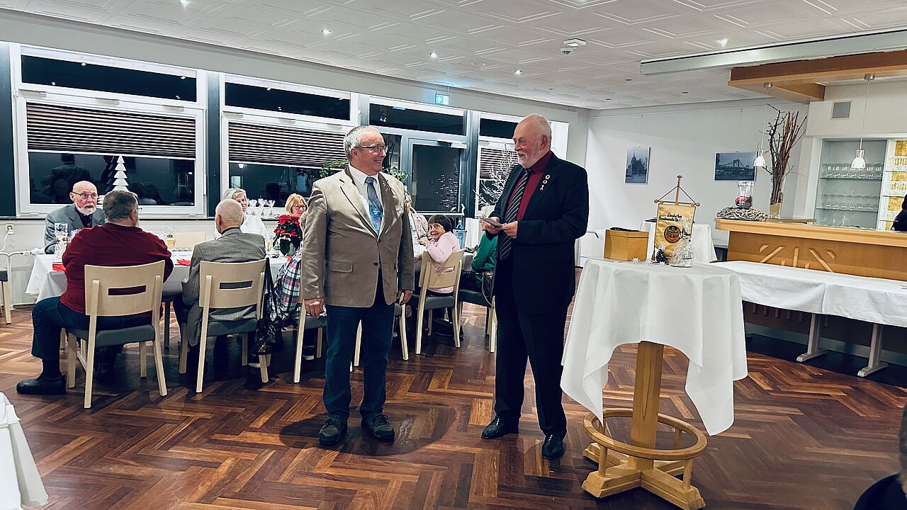 Jochen Schmelzer (links) mit Detlef Dreyer. Foto: DBwV