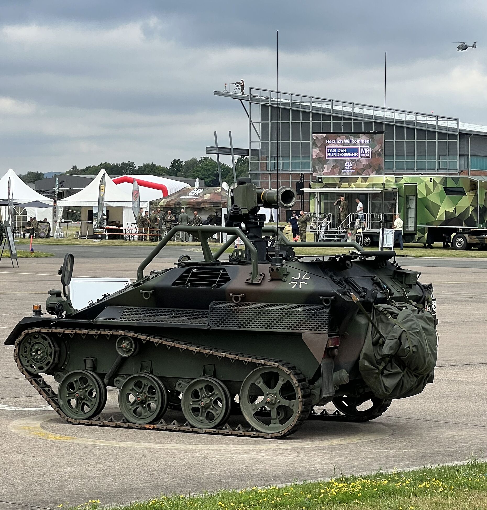 Gepanzertes Fahrzeug aus der „Wiesel-Familie". Foto: DBwV