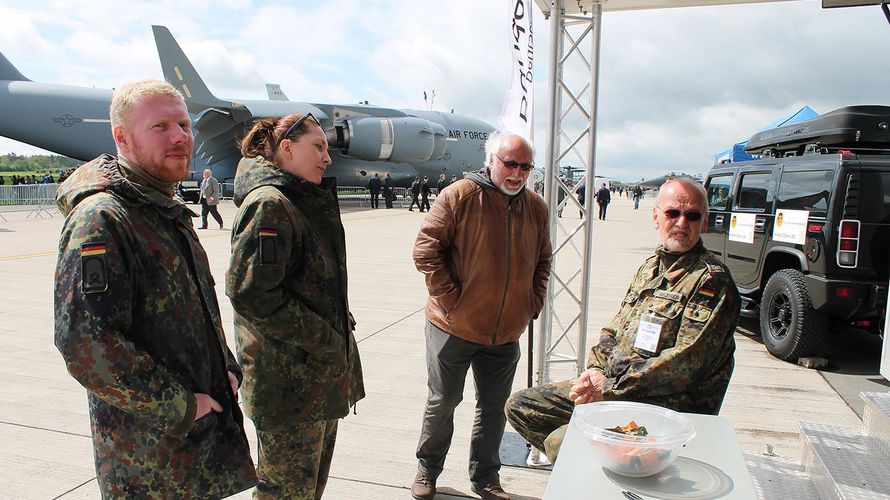 Der Stand des Deutschen BundeswehrVerbands.