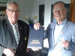 Auch nach seiner Pensionierung hält Oberst a.D. Anton Schittko dem Verband seit Jahrzehnten die Treue Foto: KERH Bad Arolsen-Wolfhagen