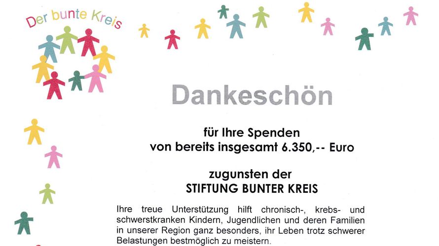 Spendenurkunde