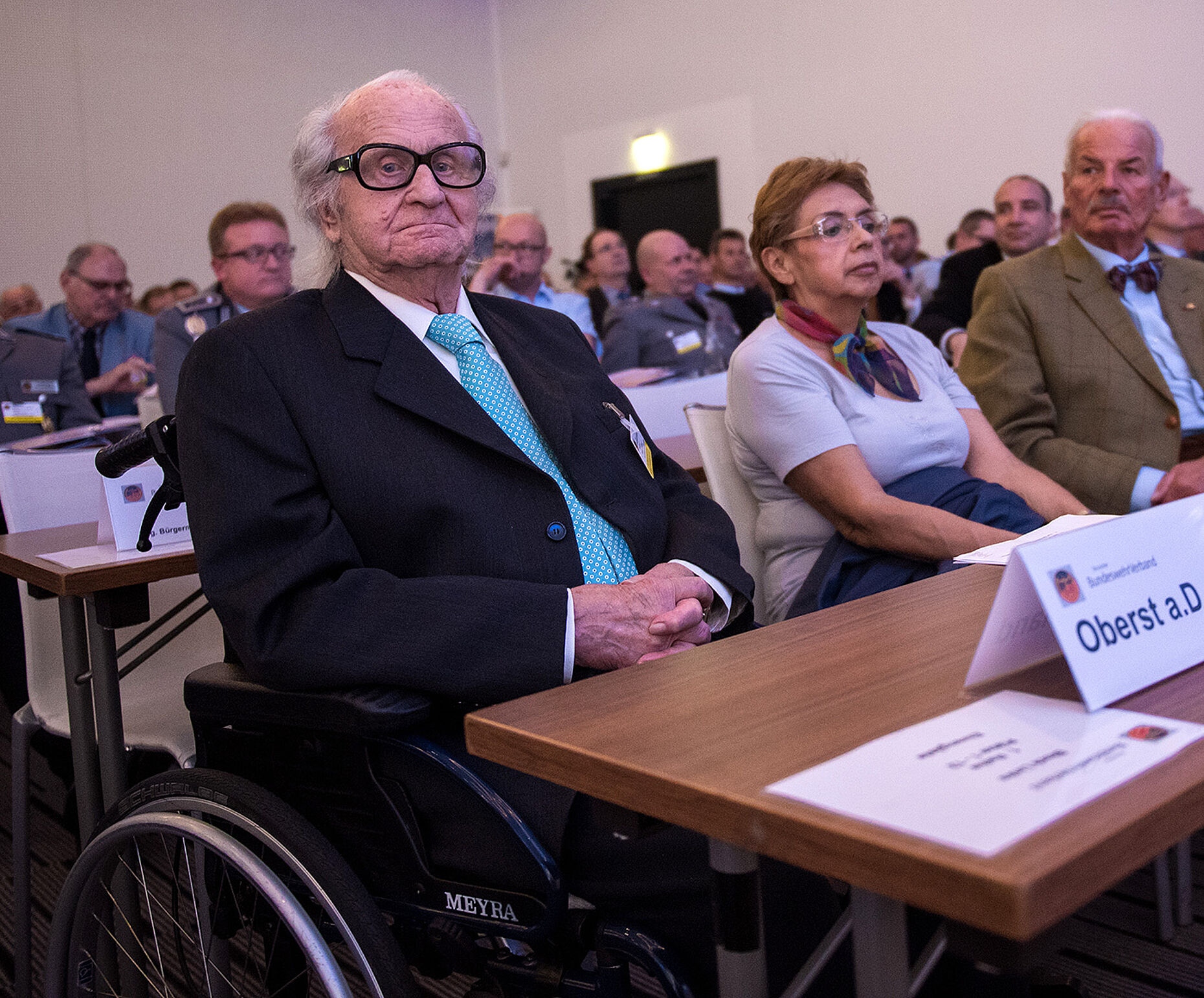 Stets engagiert: Heinz Volland blieb dem Verband auch nach seinem Rücktritt als Bundesvorsitzender als wertvolles Mitglied erhalten. Foto: DBwV