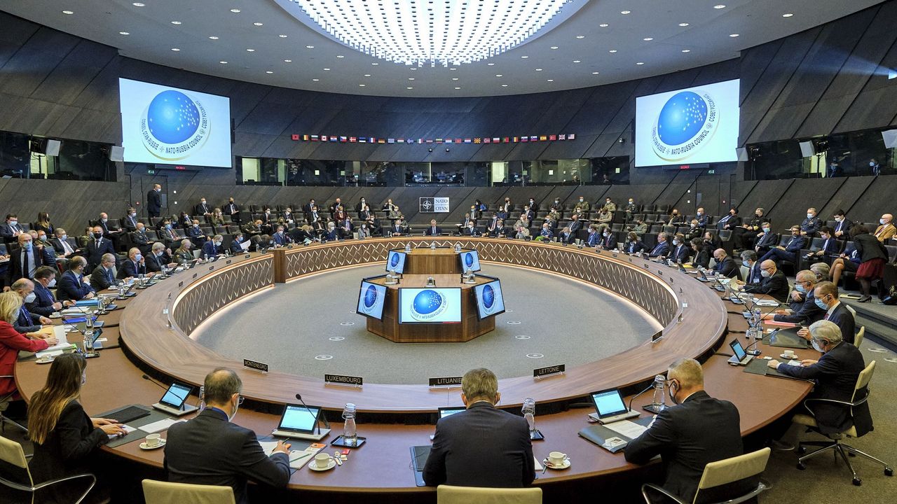 Der Nato-Russland-Rat kam zum ersten Mal seit Juli 2019 in Brüssel zusammen. Foto: Nato