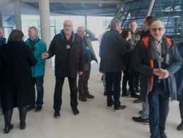 Zum Ende des Informationsbesuches im Deutschen Bundestag, bestand für die Teilnehmer der KERH Mar-zahn-Hellersdorf die Möglichkeit die Reichstagskuppel zu besuchen. Foto: Intemann
