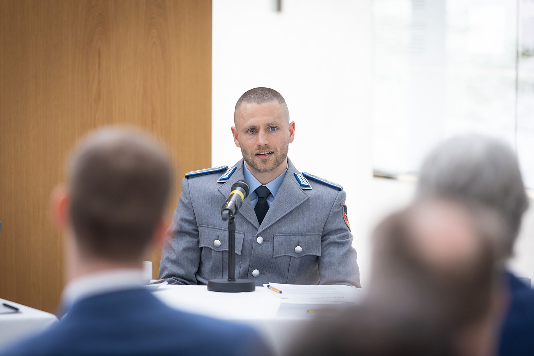 Mit seinem Mali-Einsatz verbindet Hauptmann Torsten Konopka positive Erinnerungen. Foto: BMVg/Steve Eibe