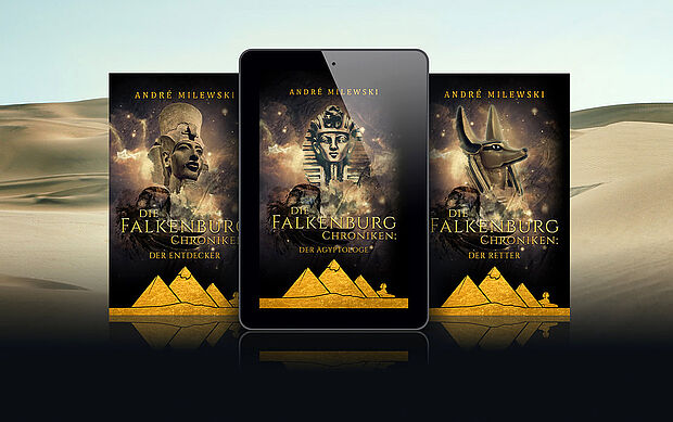 Die „Falkenberg Chroniken“ waren auch Teil der Bücherspende. Screenshot: andre-milwski.de