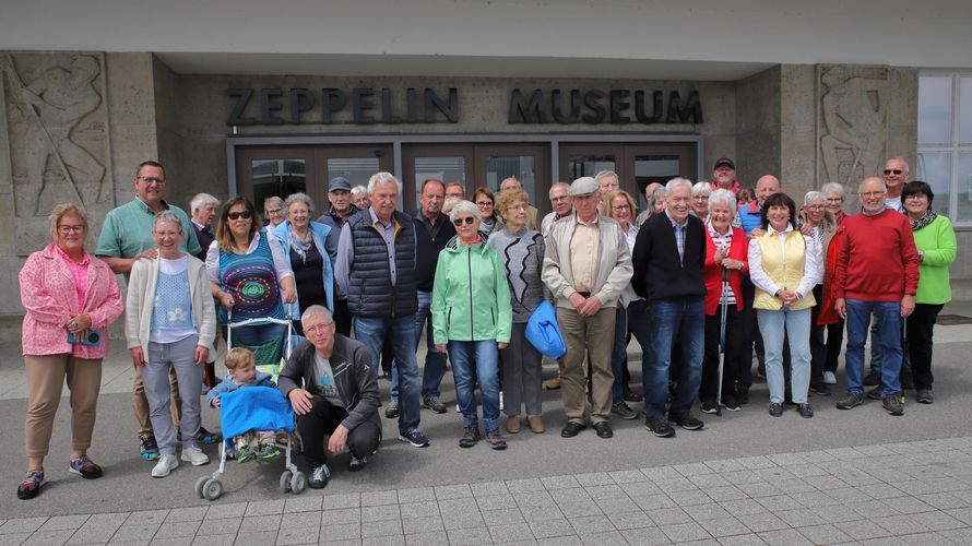 Nach einer Schifffahrt über den Bodensee erfuhren die Teilnehmer der KERH Sonthofen im Zeppelin-Museum wissenswertes über die Geschichte der Luftschifffahrt. Fotos: Wolfgang Kruse