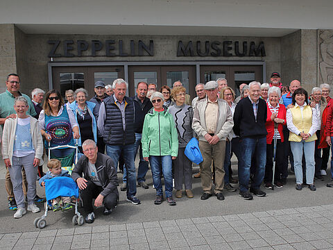 Nach einer Schifffahrt über den Bodensee erfuhren die Teilnehmer der KERH Sonthofen im Zeppelin-Museum wissenswertes über die Geschichte der Luftschifffahrt. Fotos: Wolfgang Kruse