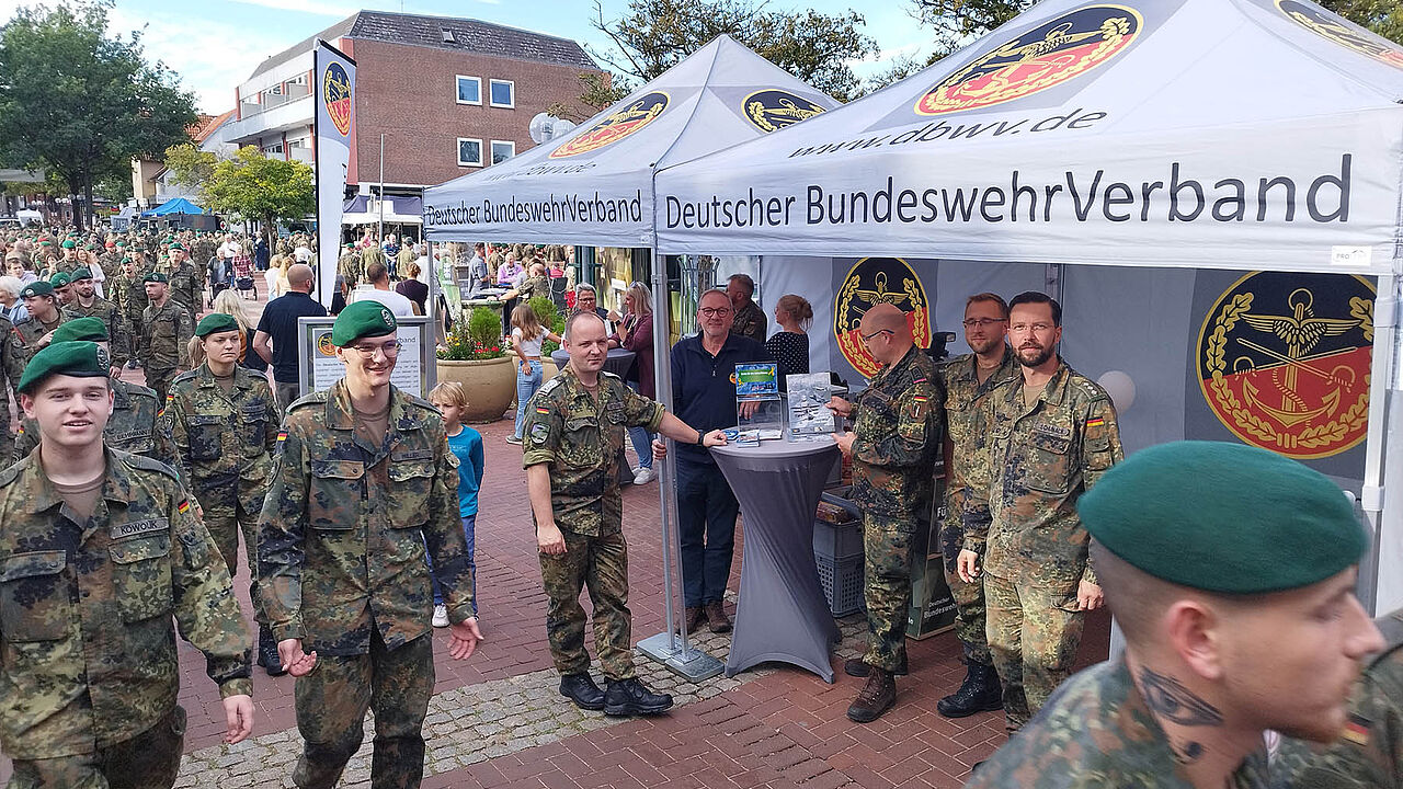 Am Lili-Marleen-Tag herrschte reges Treiben. Foto: DBwV