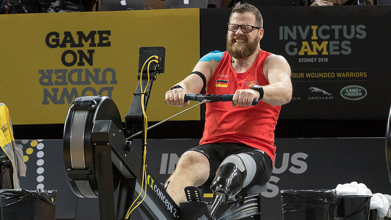 Voller Einsatz: Die "Invictus Games", hier ein Bild von den Wettkämpfen im vergangenen Jahr in Sydney, sollen nach Deutschland geholt werden. Foto: Bundeswehr/Patrick Bransmöller