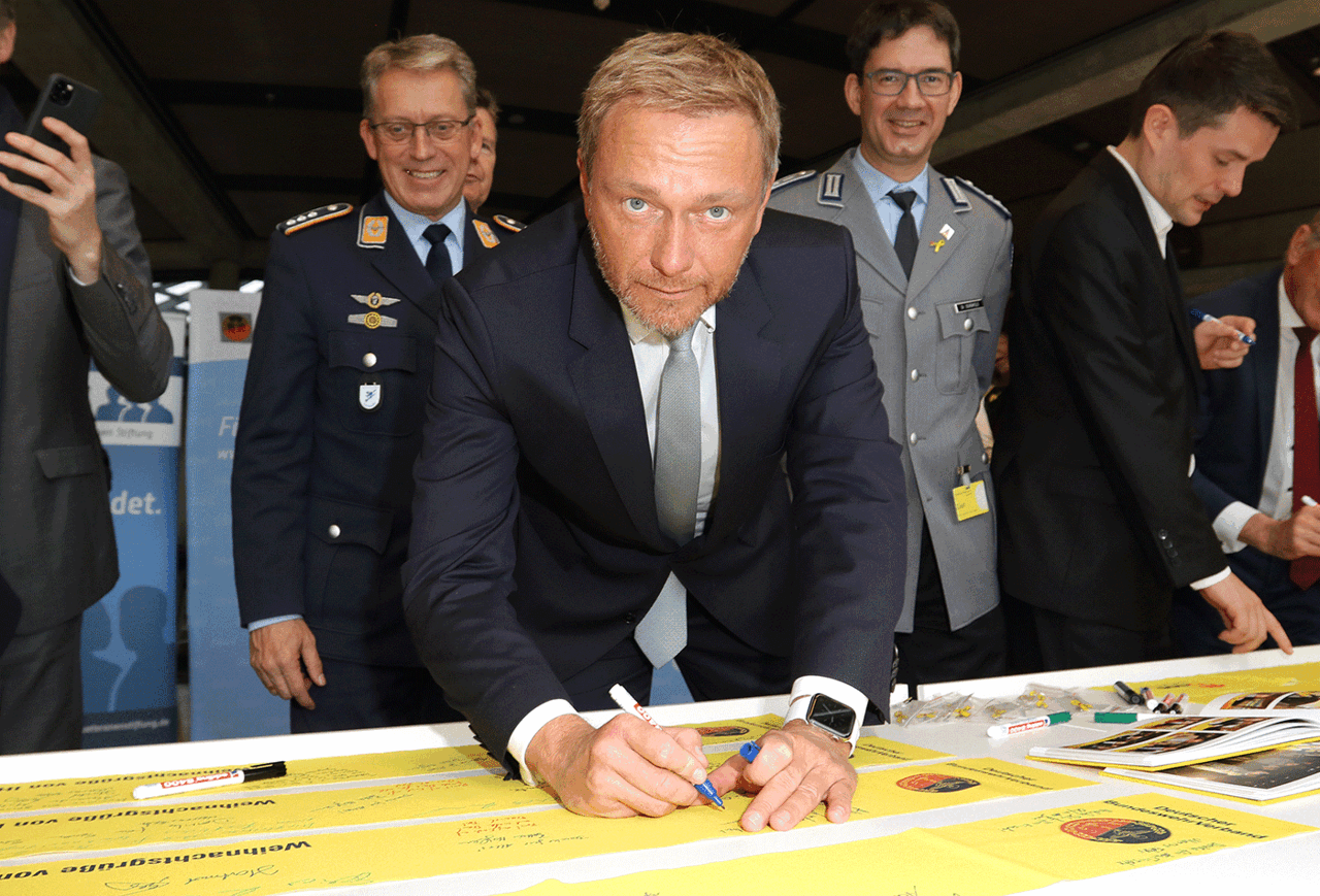 Der FDP-Vorsitzende Christian Lindner. Foto: DBwV/Mika Schmidt