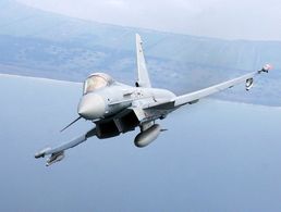 Ein Eurofighter im Air-to-Air-Einsatz  Foto: Bundeswehr/Bicker