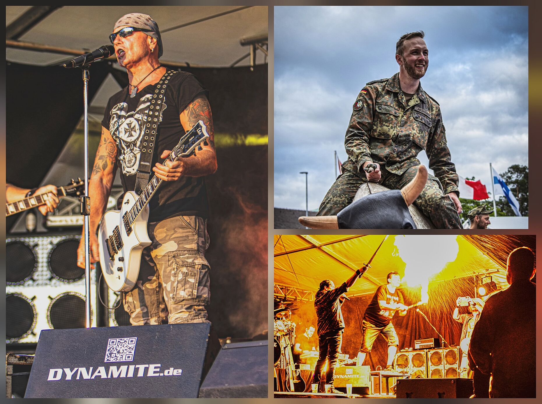Neben der Band Dynamite begeisterten mit Rodeo und Feuerspucker weitere Attraktionen. Foto: TruKa InfS