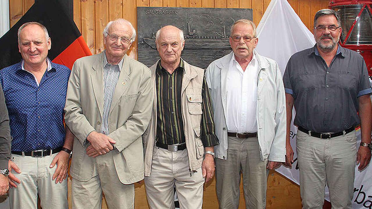 Vorsitzender Oberstleutnant a.D. Bernd Kraft, Stabsfeldwebel a.D. Harald Schreier, Stabsfeldwebel a.D. Volker Suhany, Stabsfeldwebel a.D. Paul Wegmann, Oberstabsfeldwebel a.D. Volker Bandte, Hauptmann a.D. Ernst Wendland und Oberstabsfeldwebel a.D. Günthe