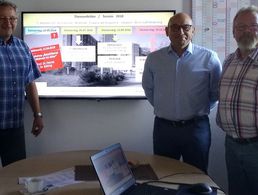 Der Vorstand der KERH Geilenkirchen war in der Kreisverwaltung zu Gast, um sich über diverse Themen zu informieren. Foto: KERH Geilenkirchen