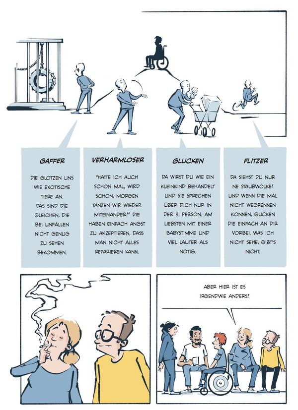 Blick in die Graphic Novel „Invictus – Der Weg zurück ins Leben“. Foto: Invictus Games