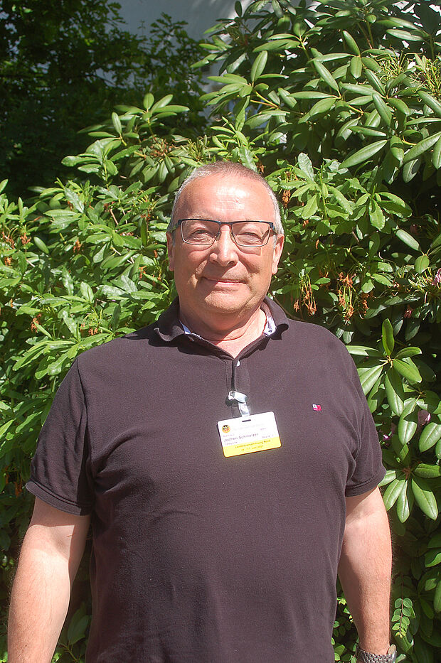 Hauptmann a.D. Jochen Schmelzer. Foto: DBwV/Johann Fritsch