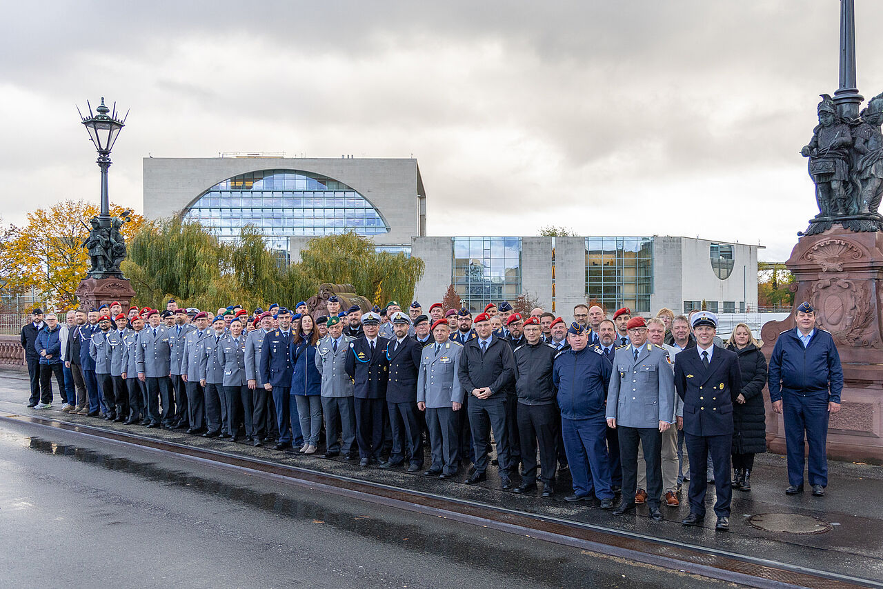 Mitten im politischem Berlin: 110 Personalräte und Vertrauenspersonen trafen sich auf Einladung des DBwV zur Fachtagung. Foto: DBwV/Sarina Flachsmeier