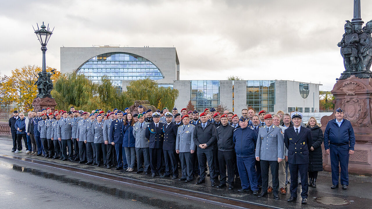 Mitten im politischem Berlin: 110 Personalräte und Vertrauenspersonen trafen sich auf Einladung des DBwV zur Fachtagung. Foto: DBwV/Sarina Flachsmeier