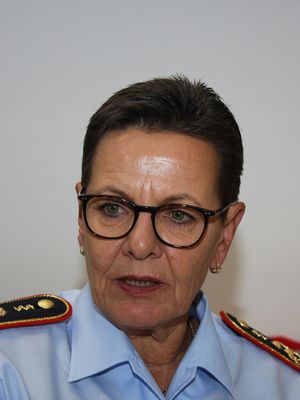 Generalstabsarzt Dr. Gesine Krüger. Foto: Siegfried Jooß