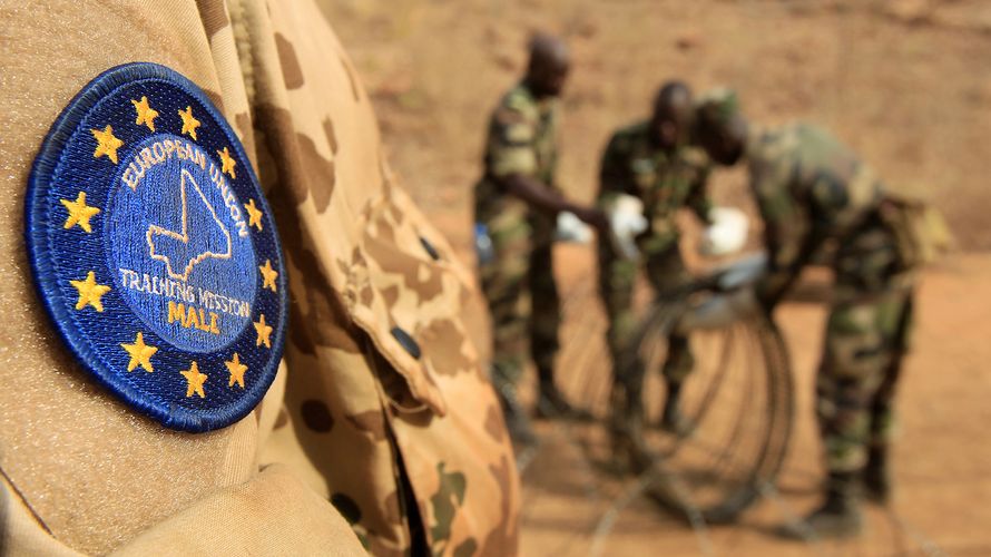 Bei dem Schusswechsel am Eingangsbereich des EU-Ausbildungszentrums in Koulikoro kam niemand zu Schaden. Foto: Bundeswehr/Andrea Bienert