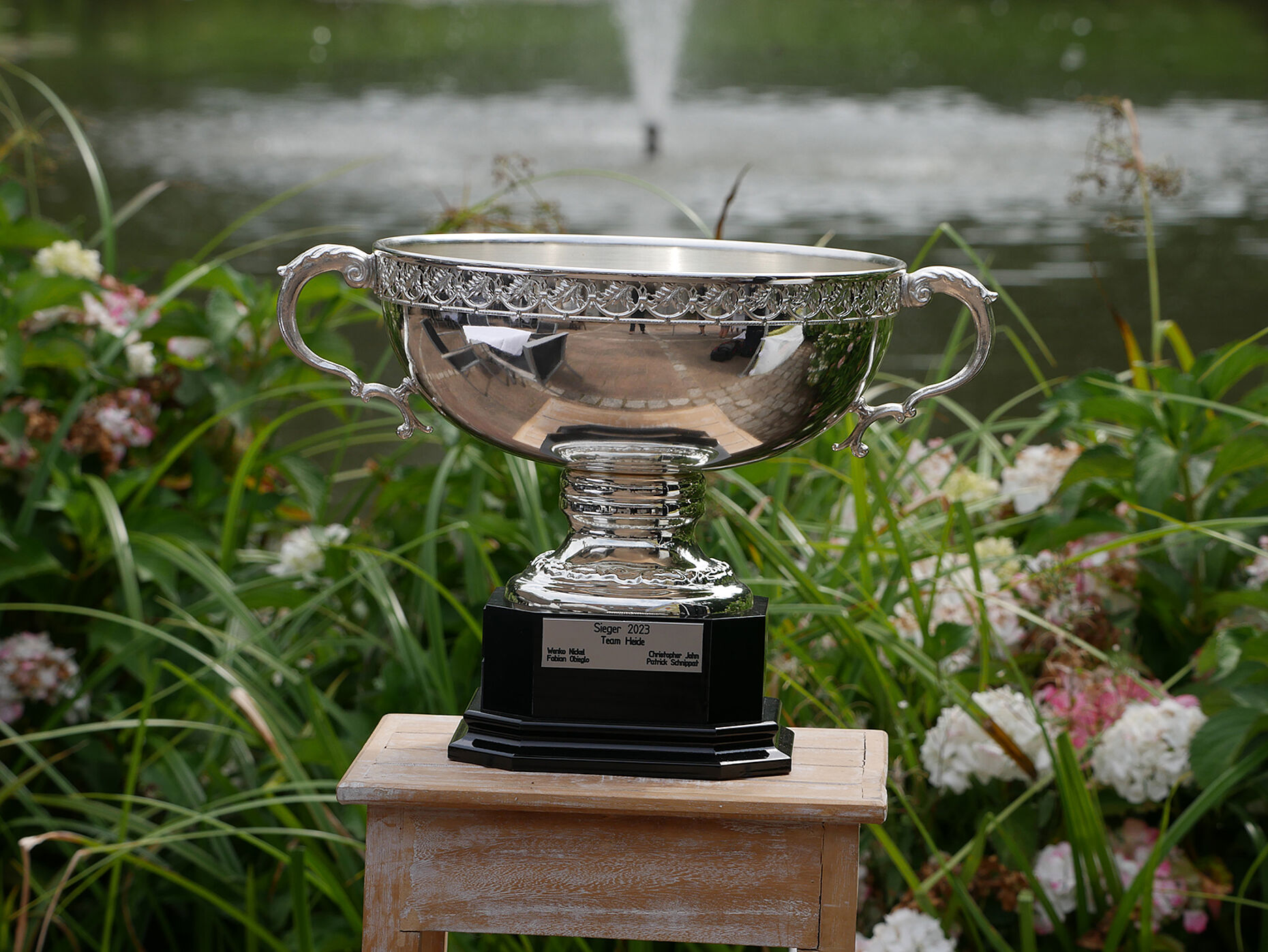 Die German Army Golf Trophy für die beste Mannschaft („Flight“). Foto: LV Nord