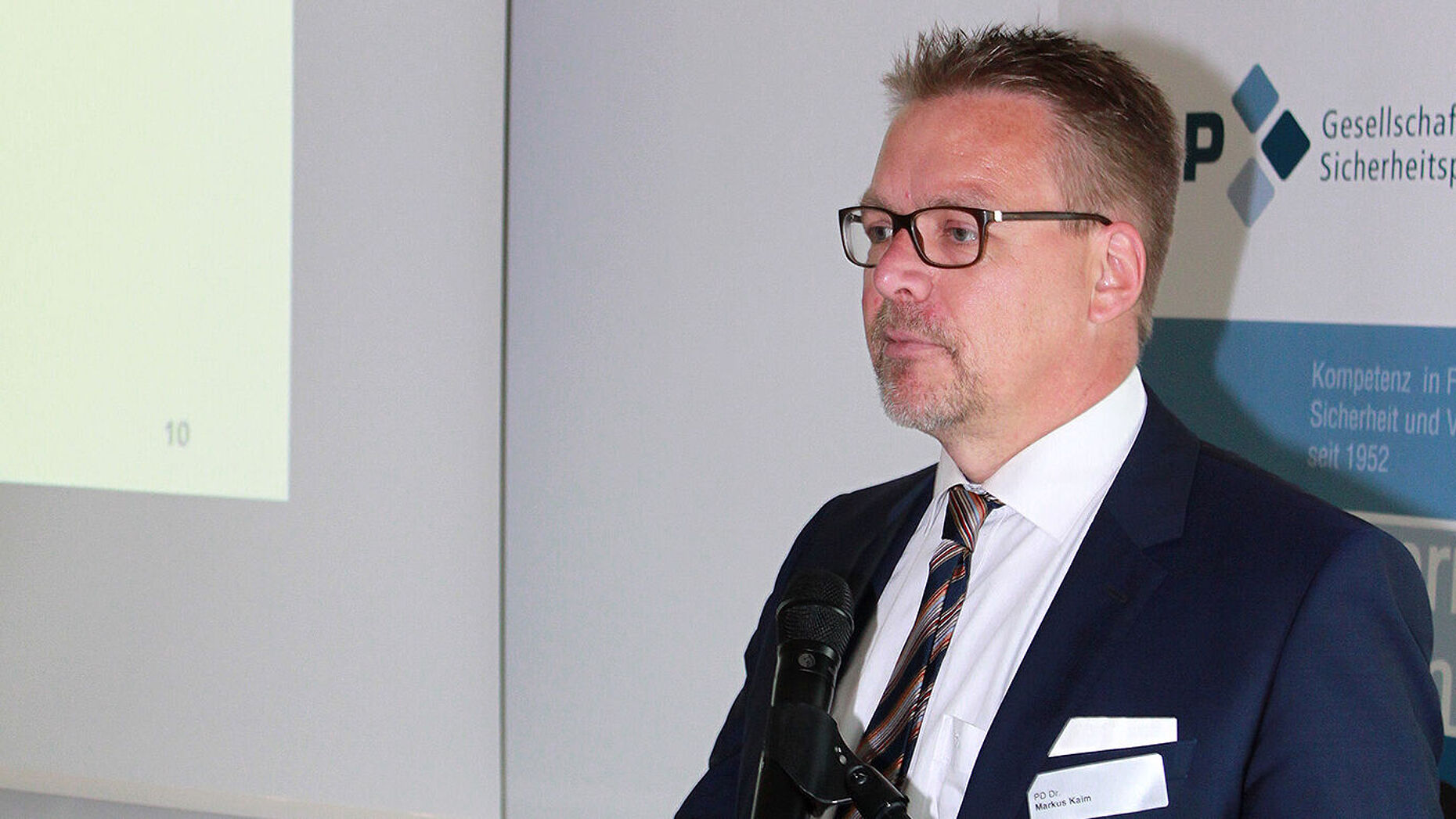 Referent PD Dr. Markus Kaim, Senior Fellow der Forschungsgruppe Sicherheitspolitik der Stiftung Wissenschaft und Politik in Berlin.