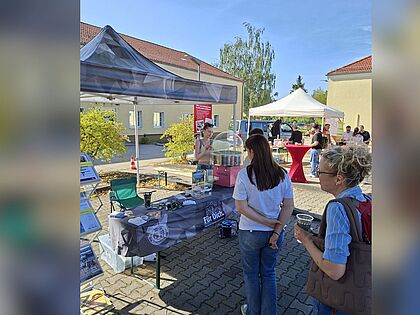 Sommer, Sonne, Zuckerwatte. Am Stand des DBwV war immer was los. Foto: Christian Weber