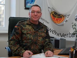 Hauptmann Uwe Köpsel. Foto: DBwV