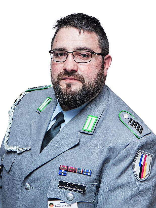 Oberstabsgefreiter Sebastian Dikall war im Unterausschuss 7 des GVPA fachlich für die Frage der Duldungspflicht zuständig. Foto: DBwV