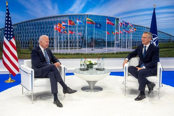 Für Joe Biden (l.), hier im Gespräch mit Nato-Generalsekretär Jens Stoltenberg, ist es die erste Europareise als US-Präsident. In dieser Woche wird Biden auch den russischen Präsidenten Wladmir Putin treffen. Foto: Nato 
