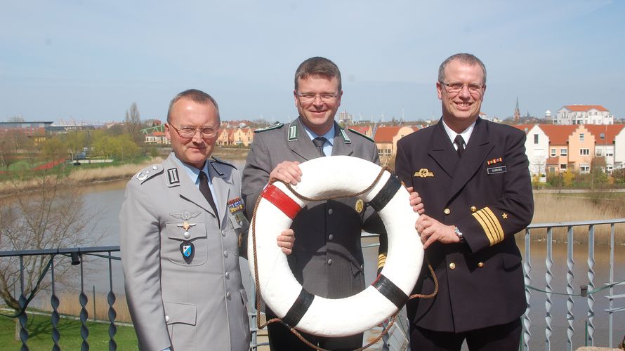 Struckmeier, Wüstner und Suborg (v.l.) ringen auf drei unterschiedlichen Ebenen um das Wohl der Mitglieder Foto: DBwV