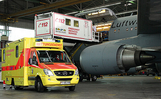 MedEvac-Airbus der Bundeswehr. Foto: Bundeswehr/Bicker