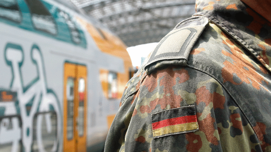 Das unentgeltliche Bahnfahren für Soldaten war eine politische Idee mit dem Ziel, die Verbindung von Soldaten und Gesellschaft zu stärken. Foto: DBwV/Schmidt