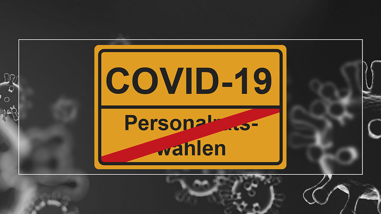 Aufgrund der Covid-19-Pandemie können die Personalratswahlen nicht wie geplant stattfinden. Ein neues Gesetz soll nun sicherstellen, dass es keine personalratsfreien Zeiten in der Bundeswehr geben wird. Grafik: DBwV/Sascha Eutebach