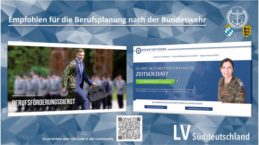 Die digitalen Angebote für Jobs, Ausbildungs-/Umschulungsplätze, Berufspraktika und Weiterbildungsmöglichkeiten sind u.a. über die Community des Landesverbandes zu erreichen (einfach QR-Code scannen oder auf den Link am Ende des Artikels klicken). Foto: Jürgen Schreier