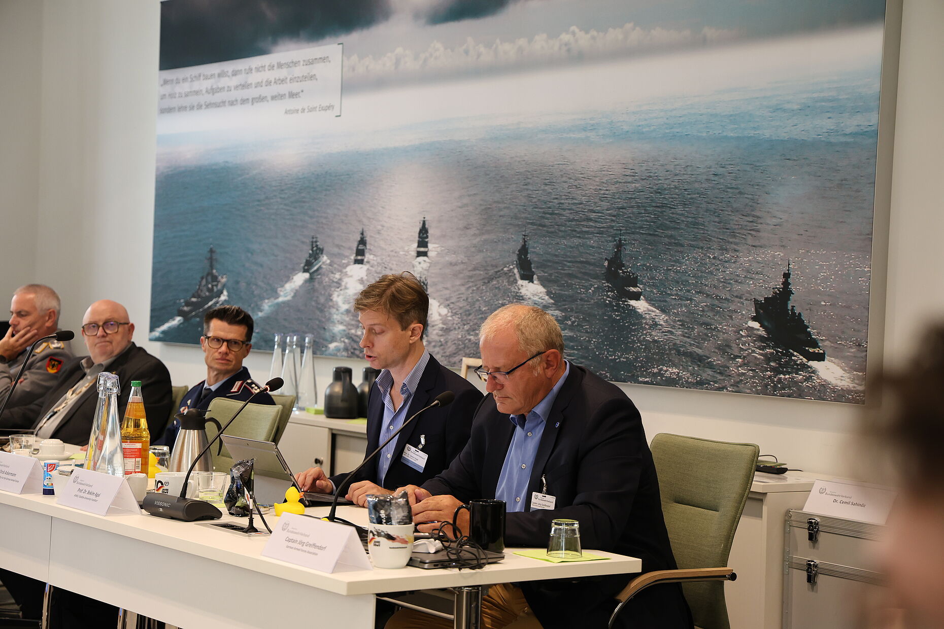 „Ziel war es, sich untereinander über den aktuellen Stand der islamischen Seelsorge im europäischen Kontext auszutauschen", sagte Hauptmann a.D. Jörg Greiffendorf, Themenverantwortlicher für die Militärseelsorge im DBwV. Foto: DBwV/Eva Krämer