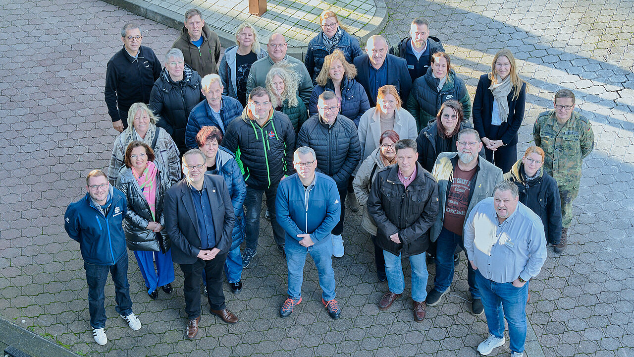 Referenten und Teilnehmer der zweitägigen Veranstaltung des Landesverbandes in Giengen. Foto: DBwV/IK
