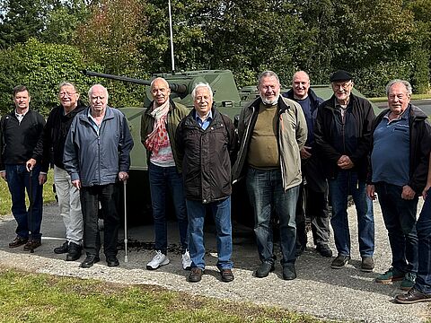 Die Mitglieder der ERH-Kameradschaft Lütjenburg besuchten den Truppenübungsplatz Putlos. Foto: DBwV