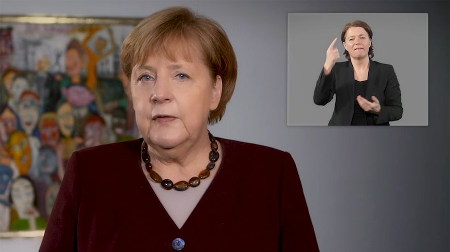 In ihrem letzten Video-Podcast vor Weihnachten dankt Bundeskanzlerin Angela Merkel den deutschen Einsatzkräften im Ausland für ihr Engagement. Foto: bundeskanzlerin.de