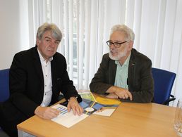 Thomas Sohst (r.) im Gespräch mit CESI-Präsident Romain Wolff. Foto: privat