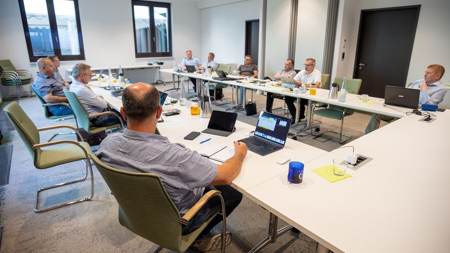 Die Projektgruppe tagte in den Räumlichkeiten der Berliner Bundesgeschäftsstelle des DBwV. Foto: DBwV/Yann Bombeke