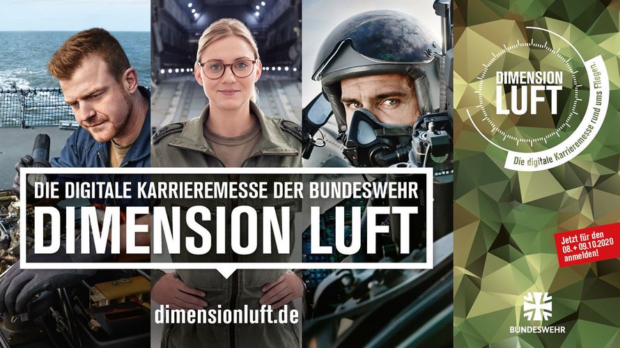 Mit ihrer ersten digitalen Karrieremesse will die Bundeswehr jungen Menschen Berufsfelder vorstellen, die mit der Fliegerei verbunden sind. Bild: Bundeswehr