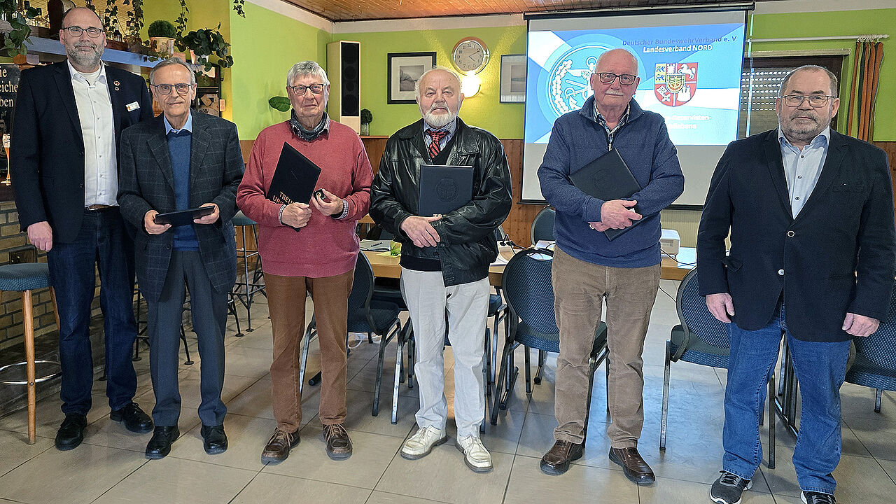Ehrungen standen im Mittelpunkt des Treffens. Foto: DBwV/LV Nord