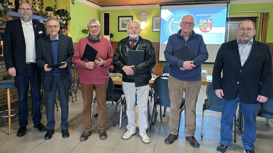 Ehrungen standen im Mittelpunkt des Treffens. Foto: DBwV/LV Nord