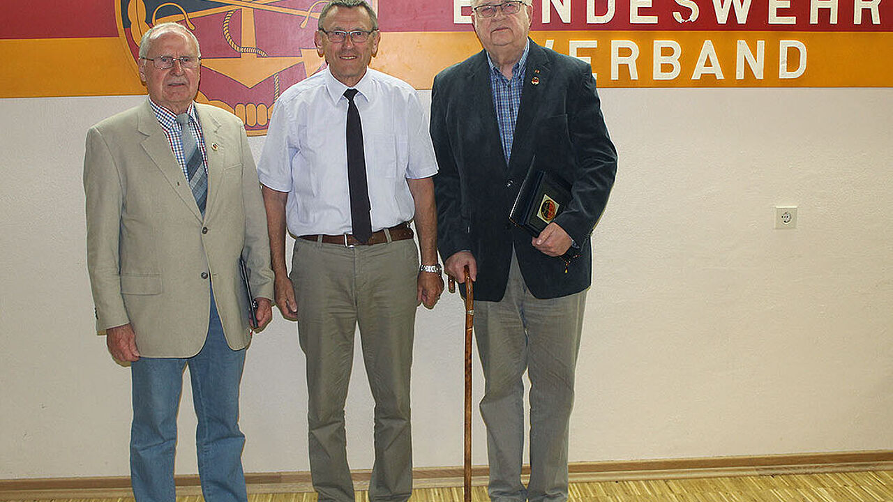 Vogt, Lidl und Jeschke Foto: DBwV/LV Nord